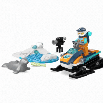 Snowmobil de explorare arctica Lego City 60376 Lego